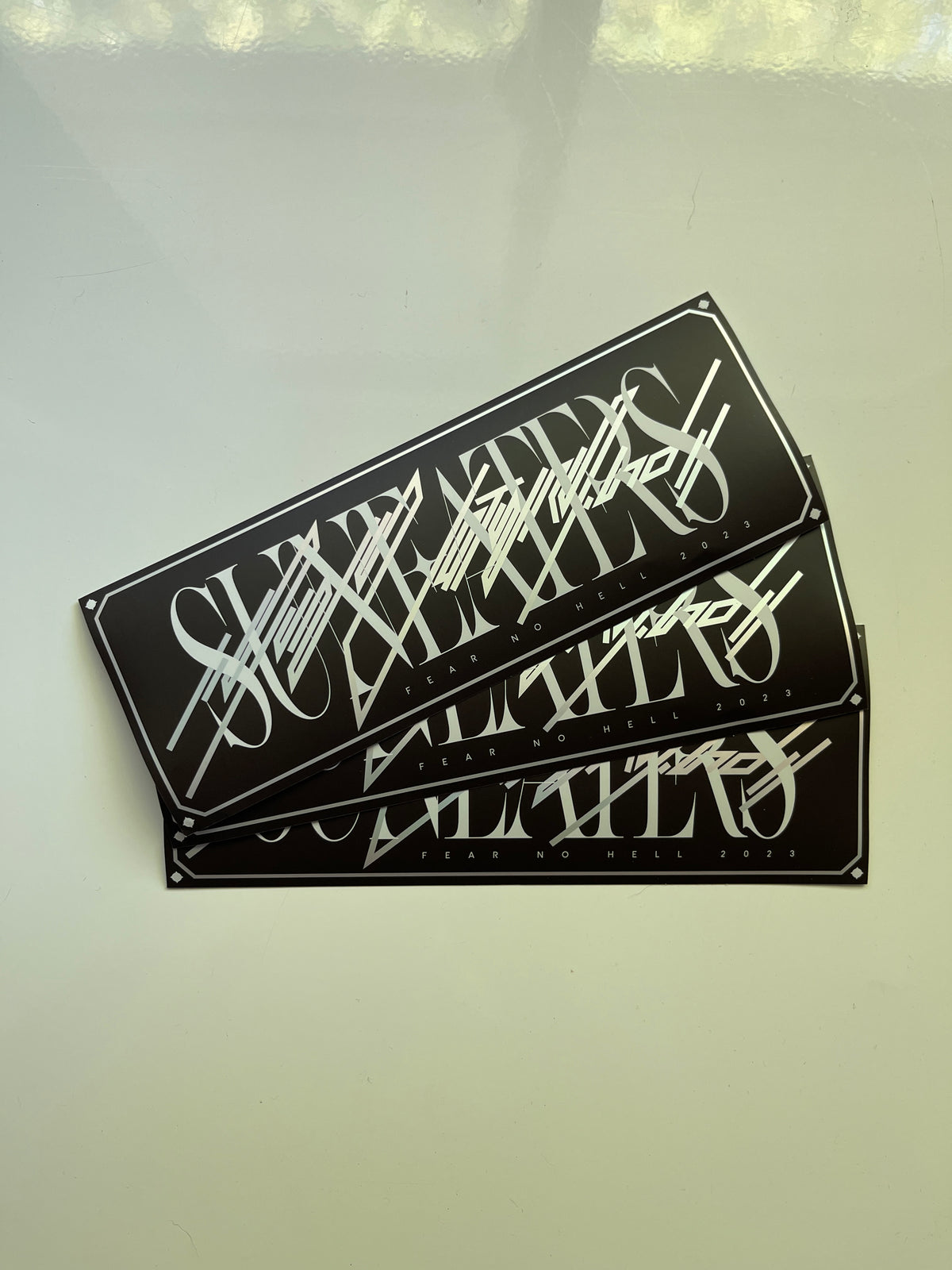 “Tech-Chrome” Box Logo Sticker