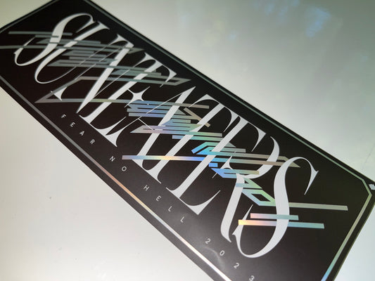 “Tech-Chrome” Box Logo Sticker