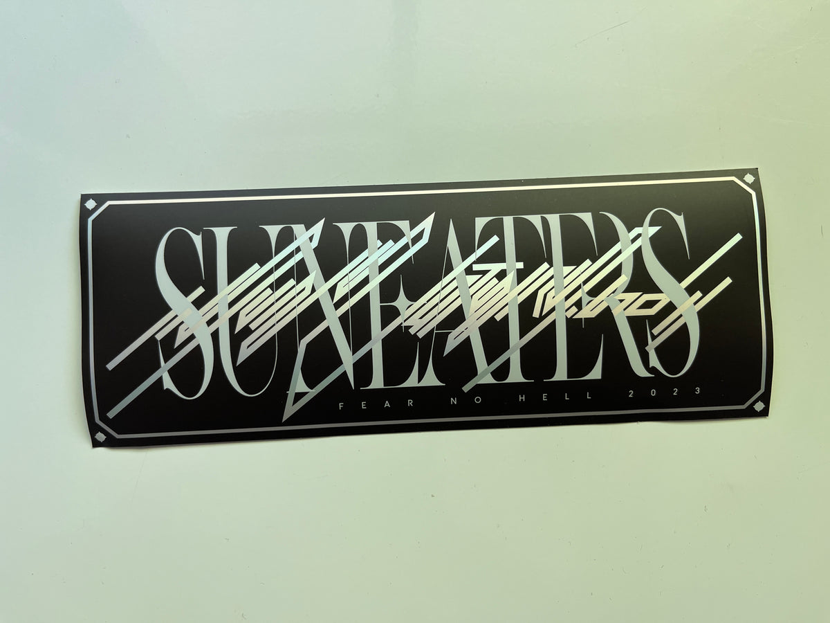 “Tech-Chrome” Box Logo Sticker